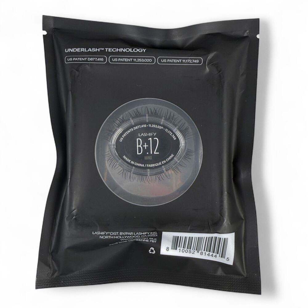 Lashify B+12 Minx Gossamer Lashes Bold Plus+ False Eyelash Clusters